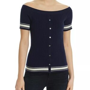 Frame Navy Knit Sweater